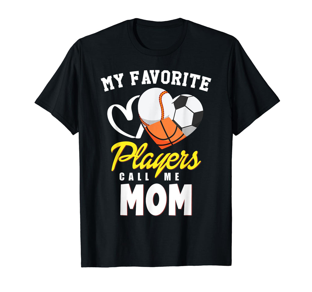 My Favorite Players Baseball Soccer T-Shirt - Custom Art Print Unisex - T-Shirt, Sweatshirt, Hoodie
