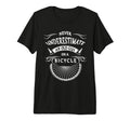 Bike Lovers Fathers Day Old Guy Bicycle Dad T-Shirt - Graphic Print Unisex - T-Shirt, Sweatshirt, Hoodie