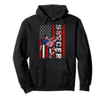 Patriotic Soccer Player American Flag Hoodie - Unique Graphic Unisex - T-Shirt, Sweatshirt, Hoodie