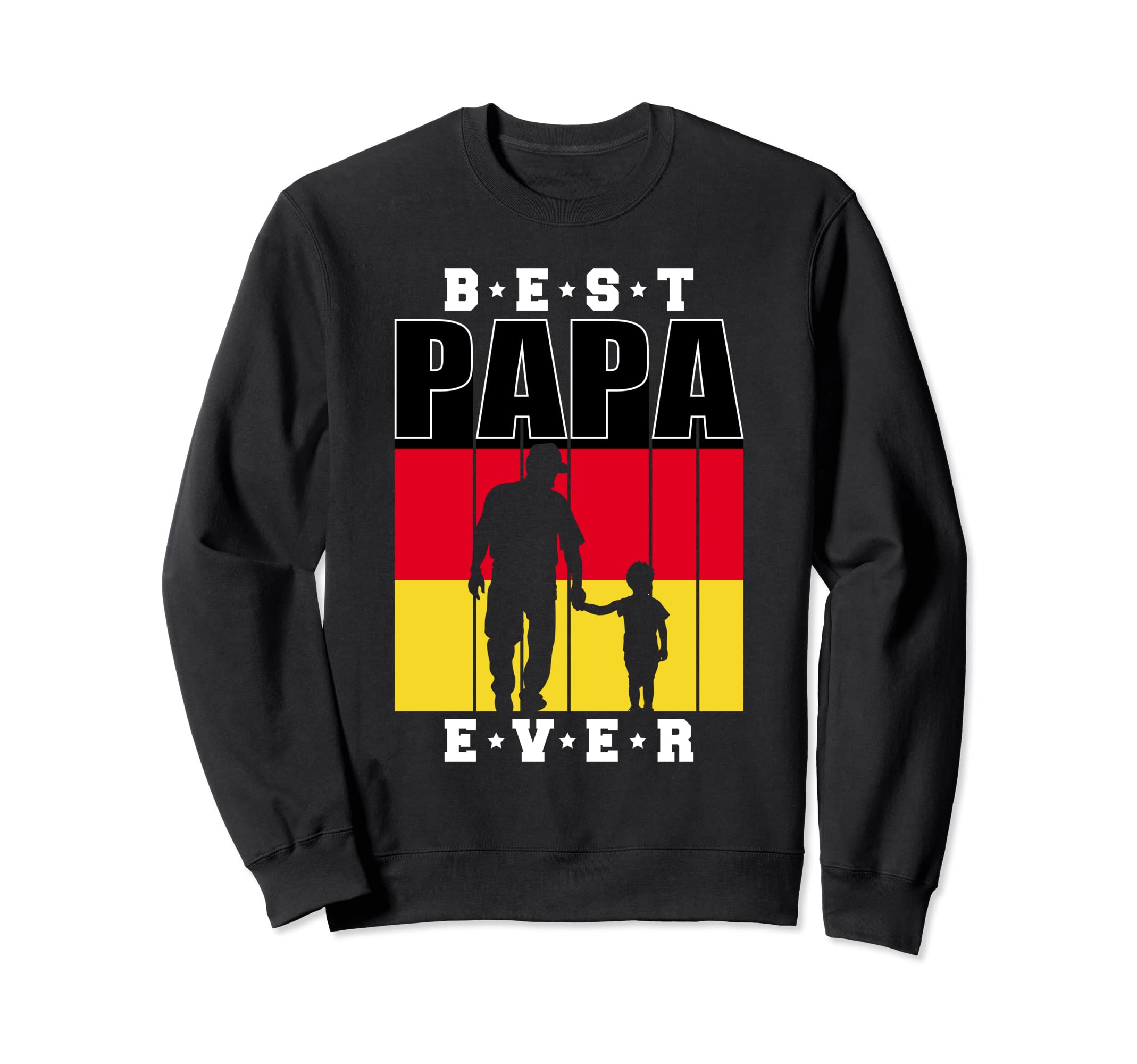 Papa German Dad Deutschland Germany Sweatshirt - Trendy Graphic Unisex - T-Shirt, Sweatshirt, Hoodie