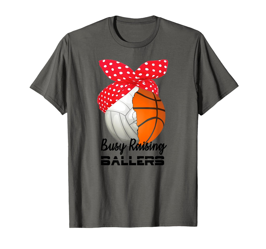 Busy Raising Ballers Basketball T-Shirt - Trendy Graphic Men Women - T-Shirt, Sweatshirt, Hoodie