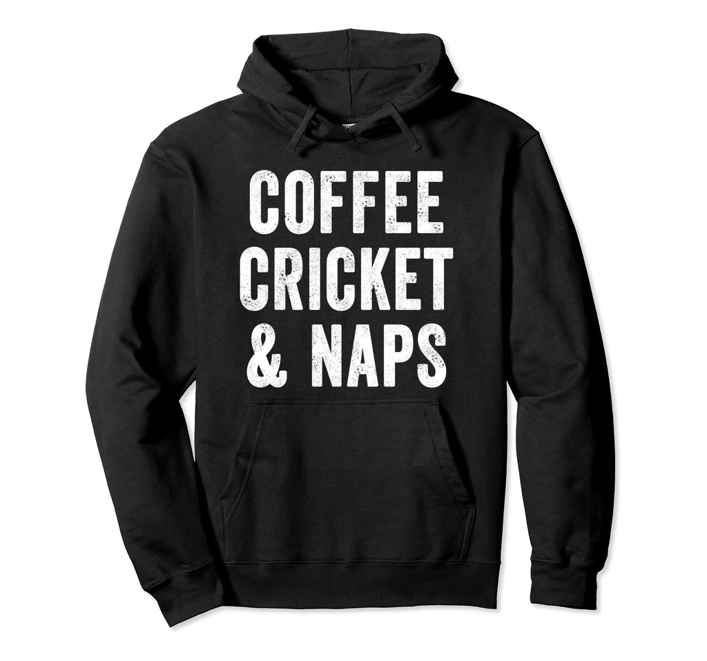 Coffee Cricket And Naps Lover Bearded Hoodie - Trendy Graphic Men Women - T-Shirt, Sweatshirt, Hoodie