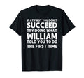 William Gift Name Personalized T-Shirt - Streetwear Style for Adults - T-Shirt, Sweatshirt, Hoodie