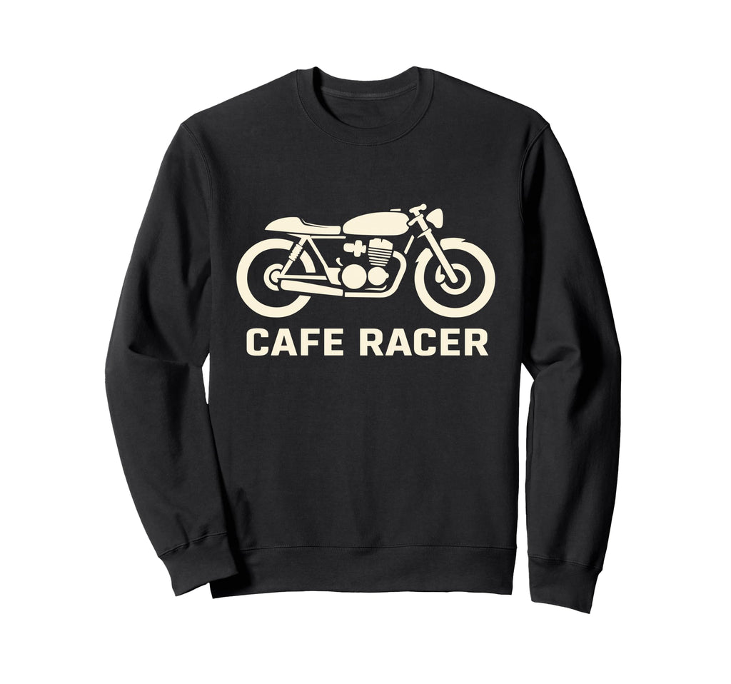 Cafe Racer Motorcycle Cafe Racer Sweatshirt - Custom Art Print for Adults - T-Shirt, Sweatshirt, Hoodie
