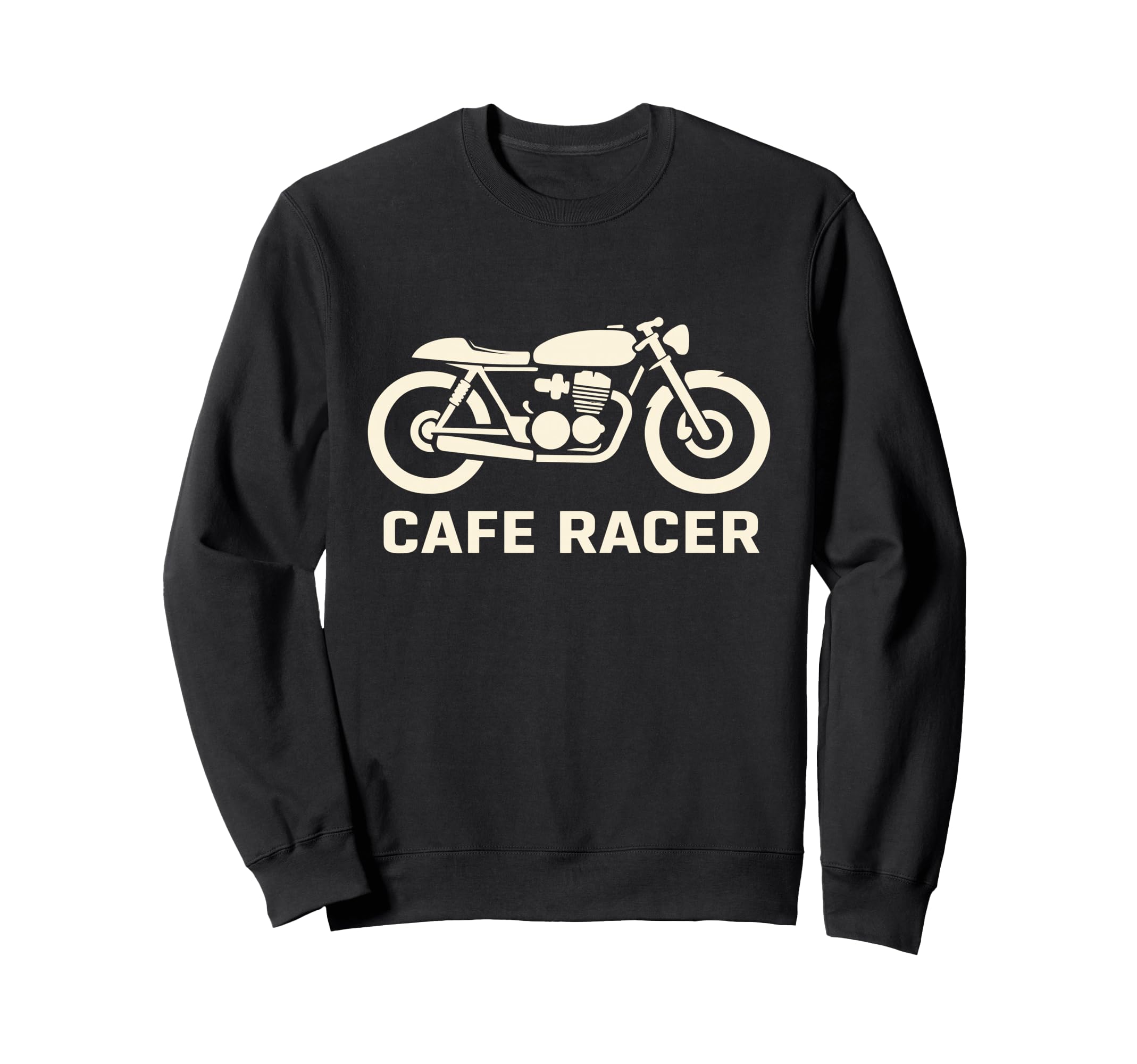 Cafe Racer Motorcycle Cafe Racer Sweatshirt - Custom Art Print for Adults - T-Shirt, Sweatshirt, Hoodie