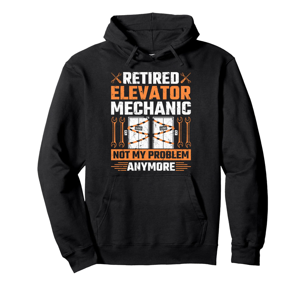 Retired Elevator Mechanic Elevator Hoodie - Custom Art Print Unisex - T-Shirt, Sweatshirt, Hoodie