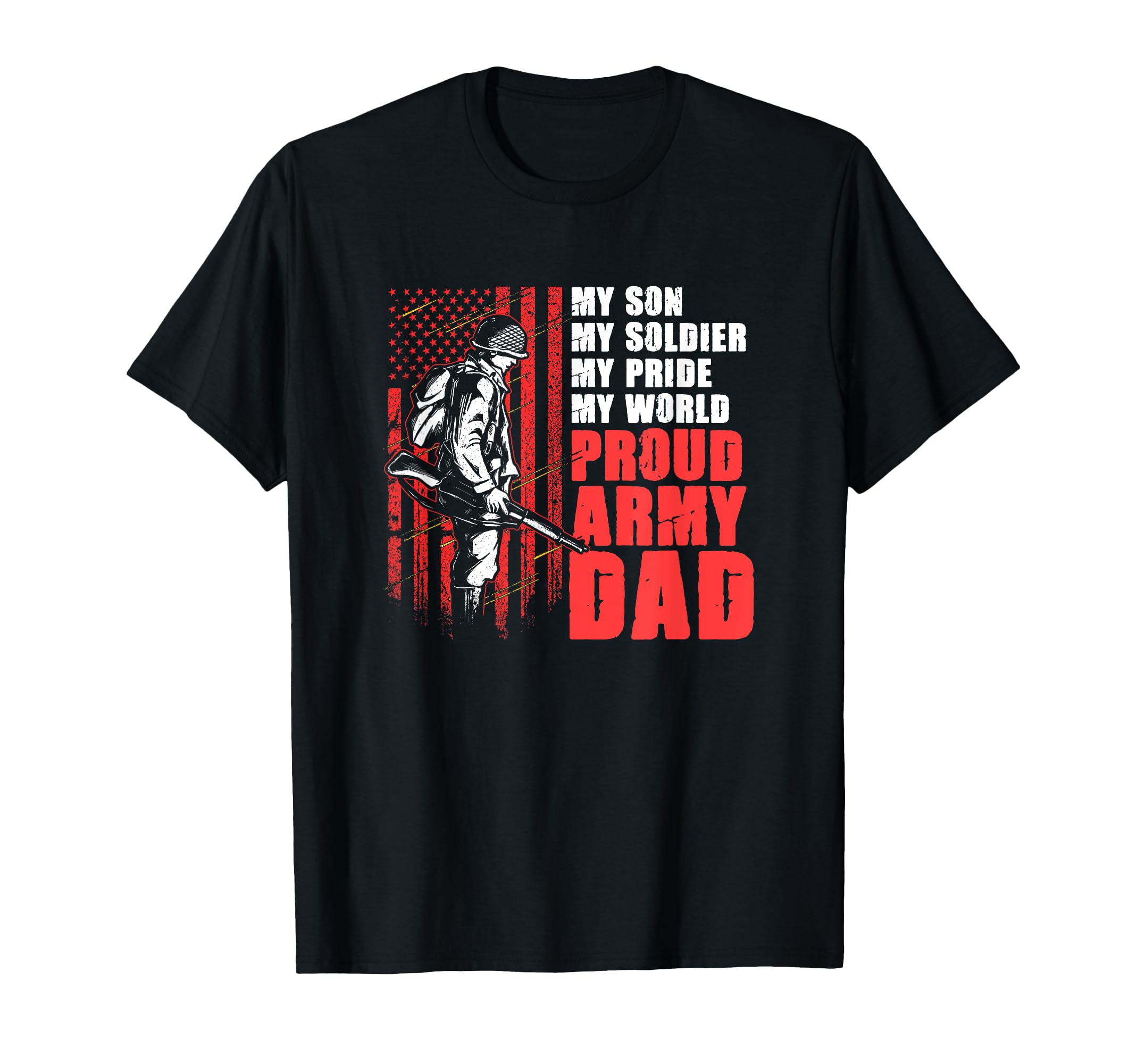 Military American Flag Soldier T-Shirt - Streetwear Style Men Women - T-Shirt, Sweatshirt, Hoodie
