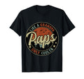 Paps Like Grandpa Only Cooler Fathers Day T-Shirt - Custom Art Print Unisex - T-Shirt, Sweatshirt, Hoodie
