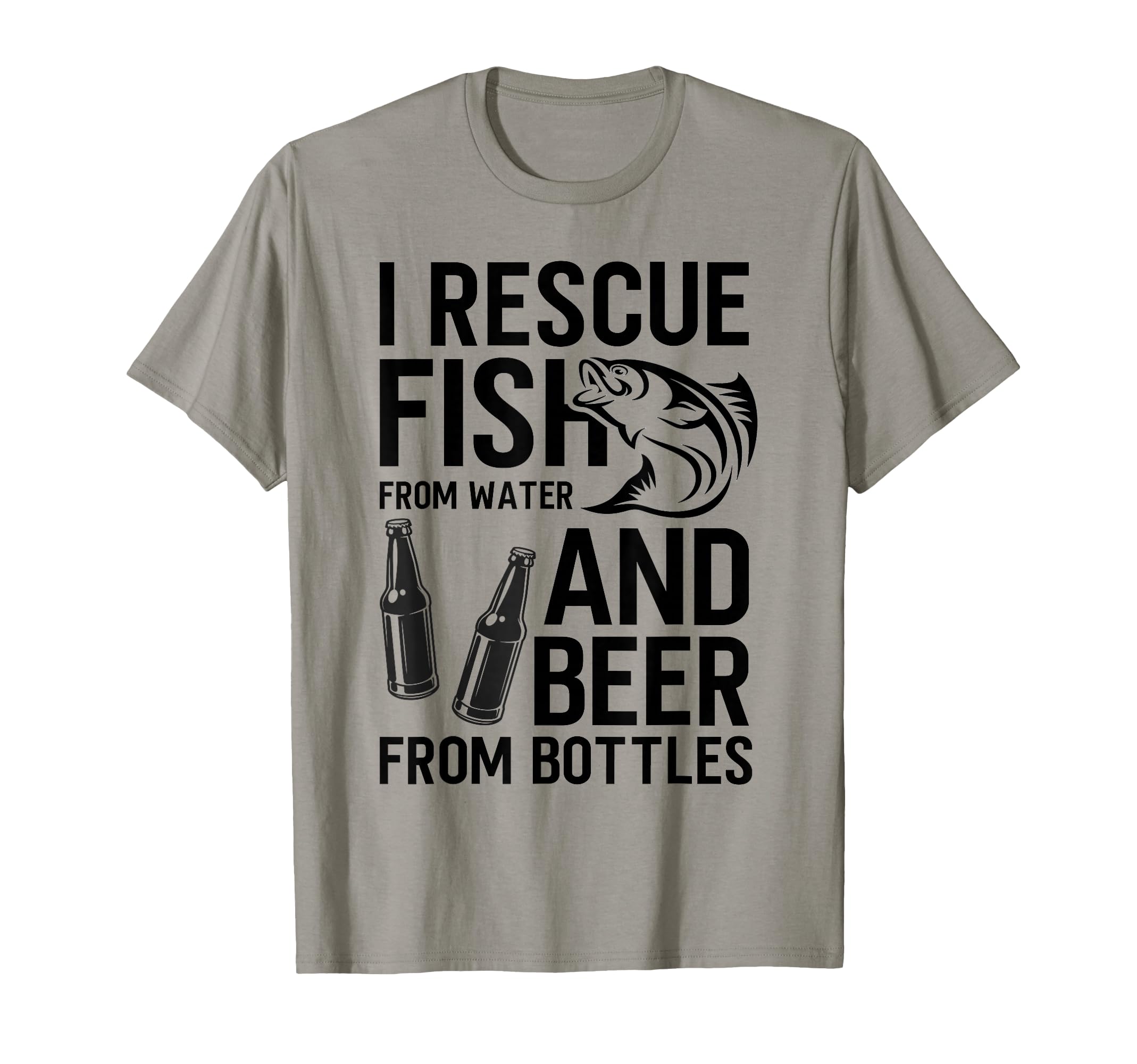 I Rescue Fish From Water And Beer T-Shirt - Streetwear Style for Adults - T-Shirt, Sweatshirt, Hoodie