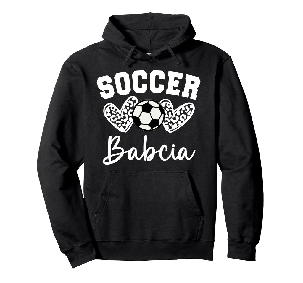 Soccer Babcia Matching Family Soccer Hoodie - Graphic Print Men Women - T-Shirt, Sweatshirt, Hoodie