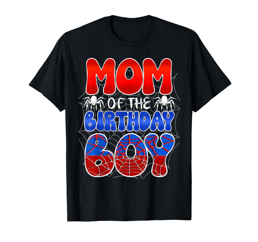 Mom Birthday Spider Web Family T-Shirt - Casual Everyday Wear for Adults - T-Shirt, Sweatshirt, Hoodie