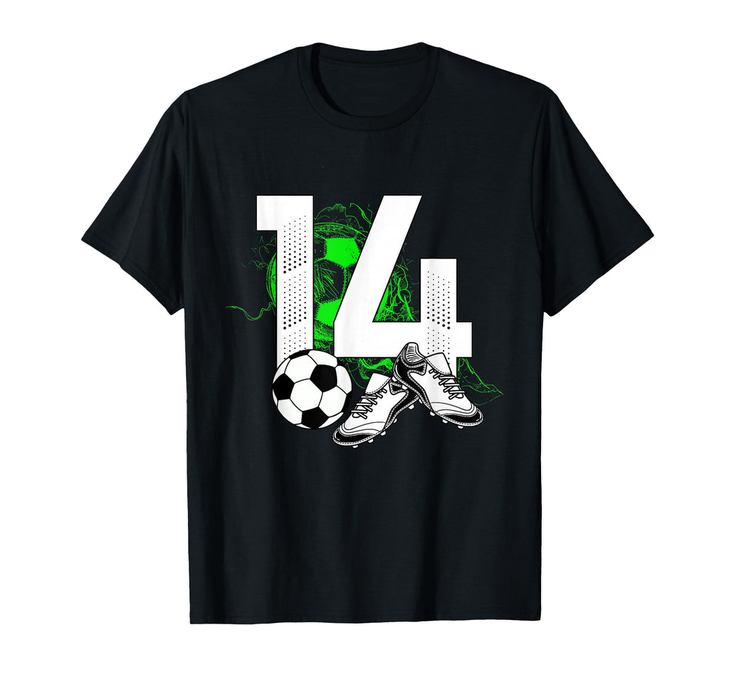 14Th Birthday Soccer Player Football T-Shirt - Streetwear Style for Adults - T-Shirt, Sweatshirt, Hoodie