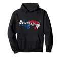 Panamanian Map And Flag Souvenir Hoodie - Graphic Print Men Women - T-Shirt, Sweatshirt, Hoodie