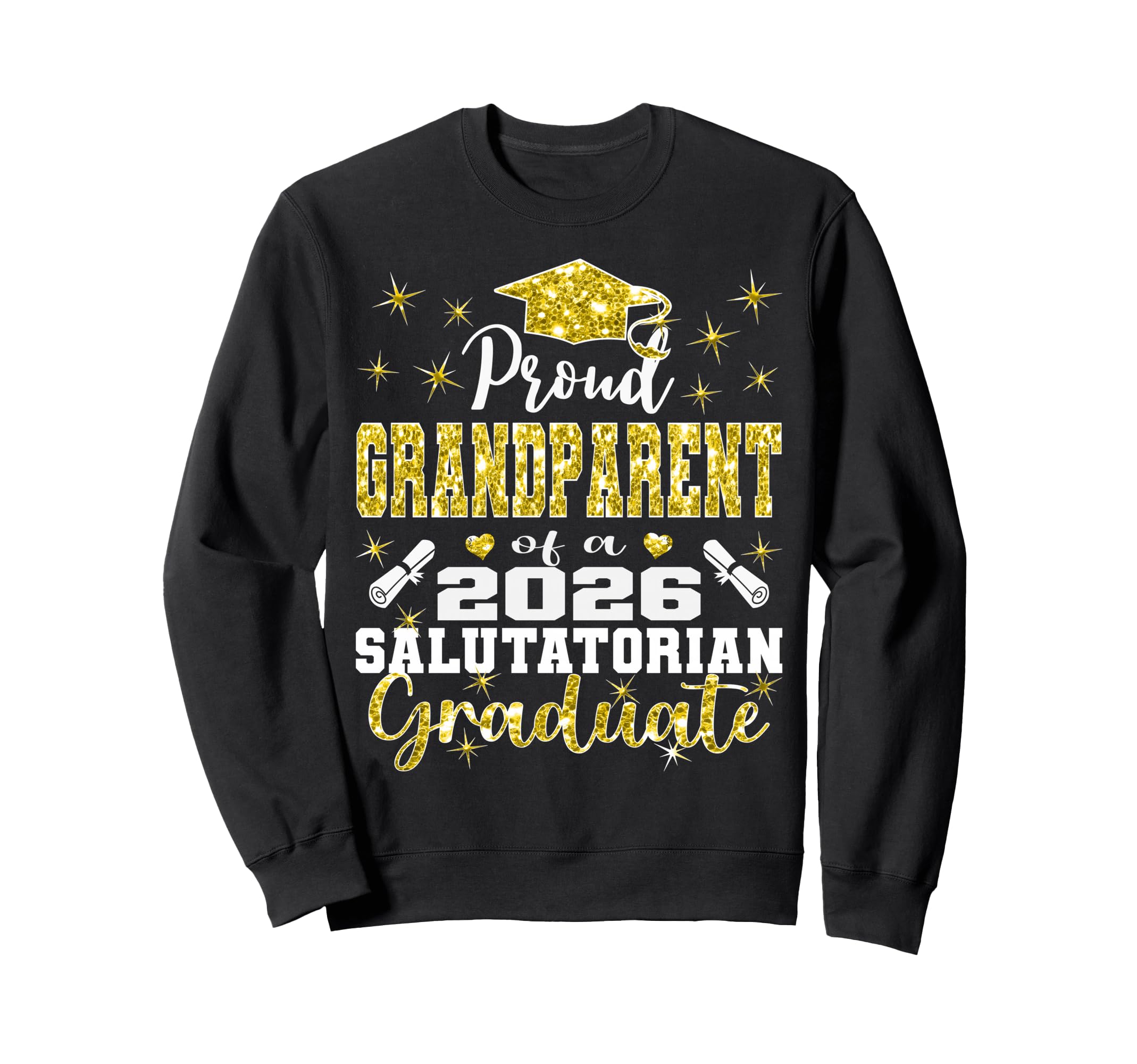 Proud Grandparent 2026 Salutatorian Sweatshirt - Minimalist Print Unisex - T-Shirt, Sweatshirt, Hoodie