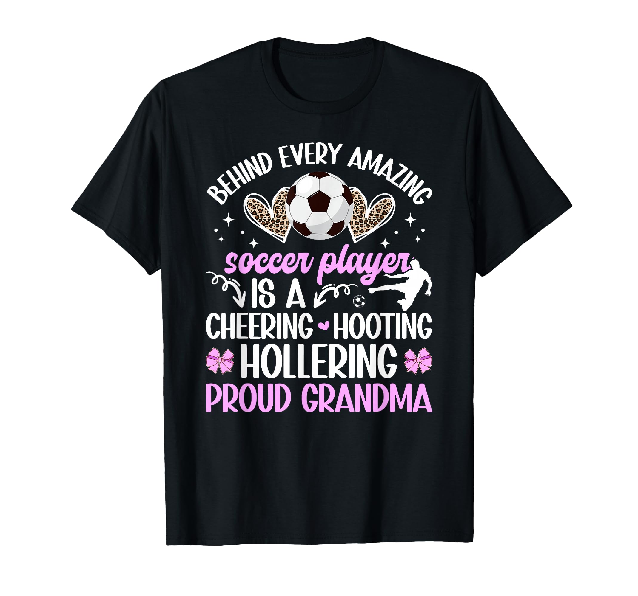 Proud Grandma Soccer Player T-Shirt - Novelty Apparel for Adults - T-Shirt, Sweatshirt, Hoodie