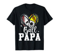 Ball Papa Baseball Softball Soccer Dad T-Shirt - Trendy Graphic Unisex - T-Shirt, Sweatshirt, Hoodie