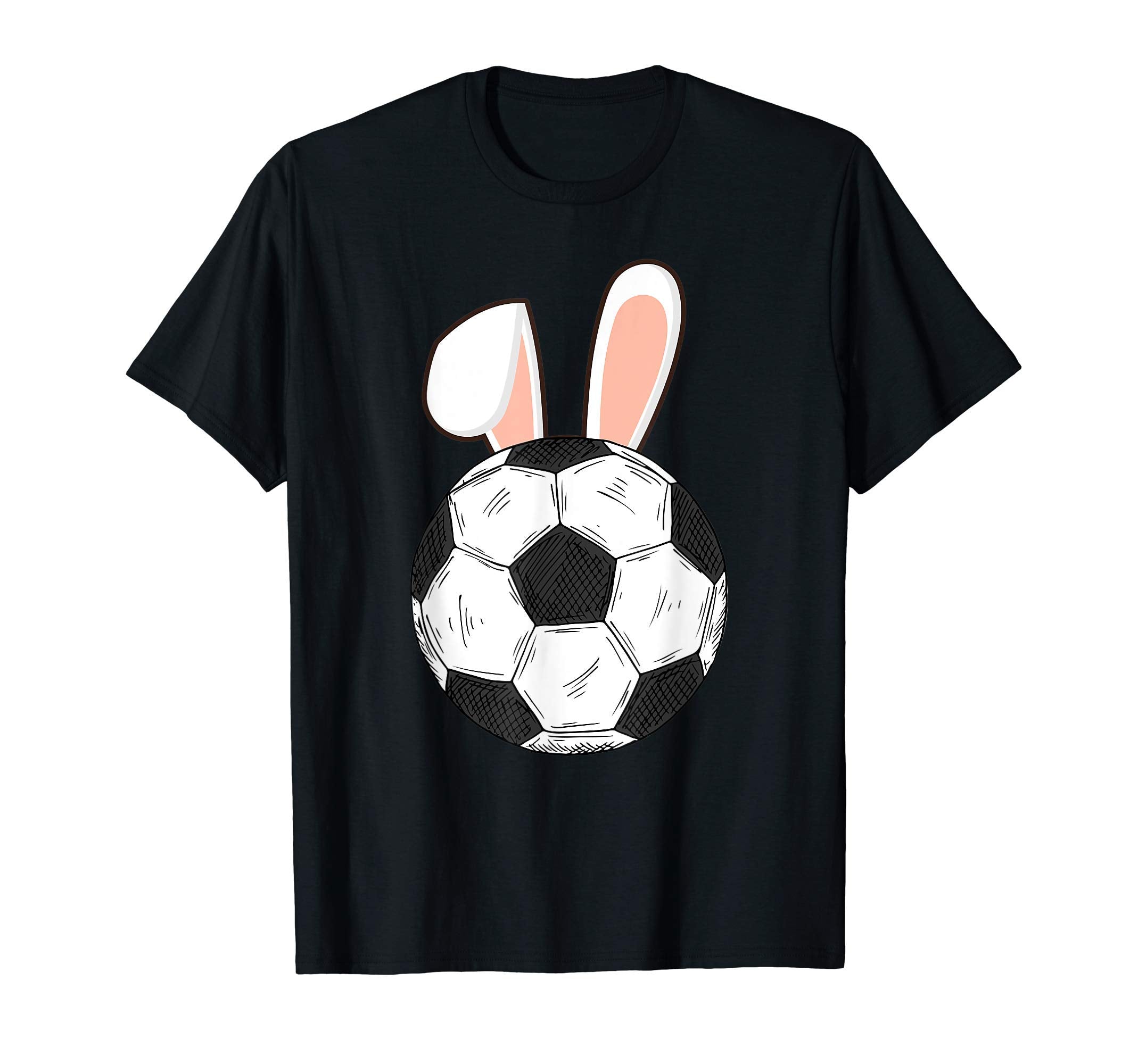 Soccer Easter Ball Bunny Soccer T-Shirt - Minimalist Print Men Women - T-Shirt, Sweatshirt, Hoodie