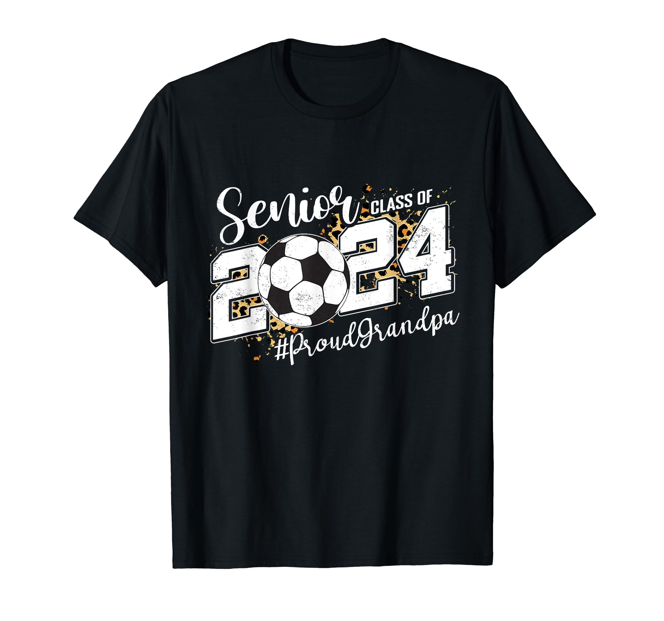 Proud Grandpa 2024 Senior Soccer T-Shirt - Fun Novelty Design Unisex - T-Shirt, Sweatshirt, Hoodie