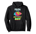 Papa Birthday Basketball Dad Daddy Hoodie - Custom Art Print Men Women - T-Shirt, Sweatshirt, Hoodie