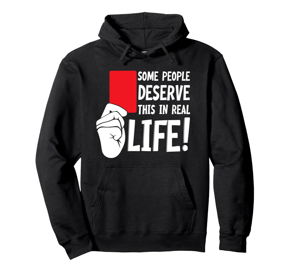 Hilarious Red Card Text Football Hoodie - Custom Art Print for Adults - T-Shirt, Sweatshirt, Hoodie