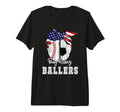 Busy Raising Ballers Baseball Soccer Soccer T-Shirt - Graphic Print Unisex - T-Shirt, Sweatshirt, Hoodie