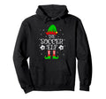 Soccer Elf Family Matching Elf Squad Hoodie - Trendy Graphic for Adults - T-Shirt, Sweatshirt, Hoodie