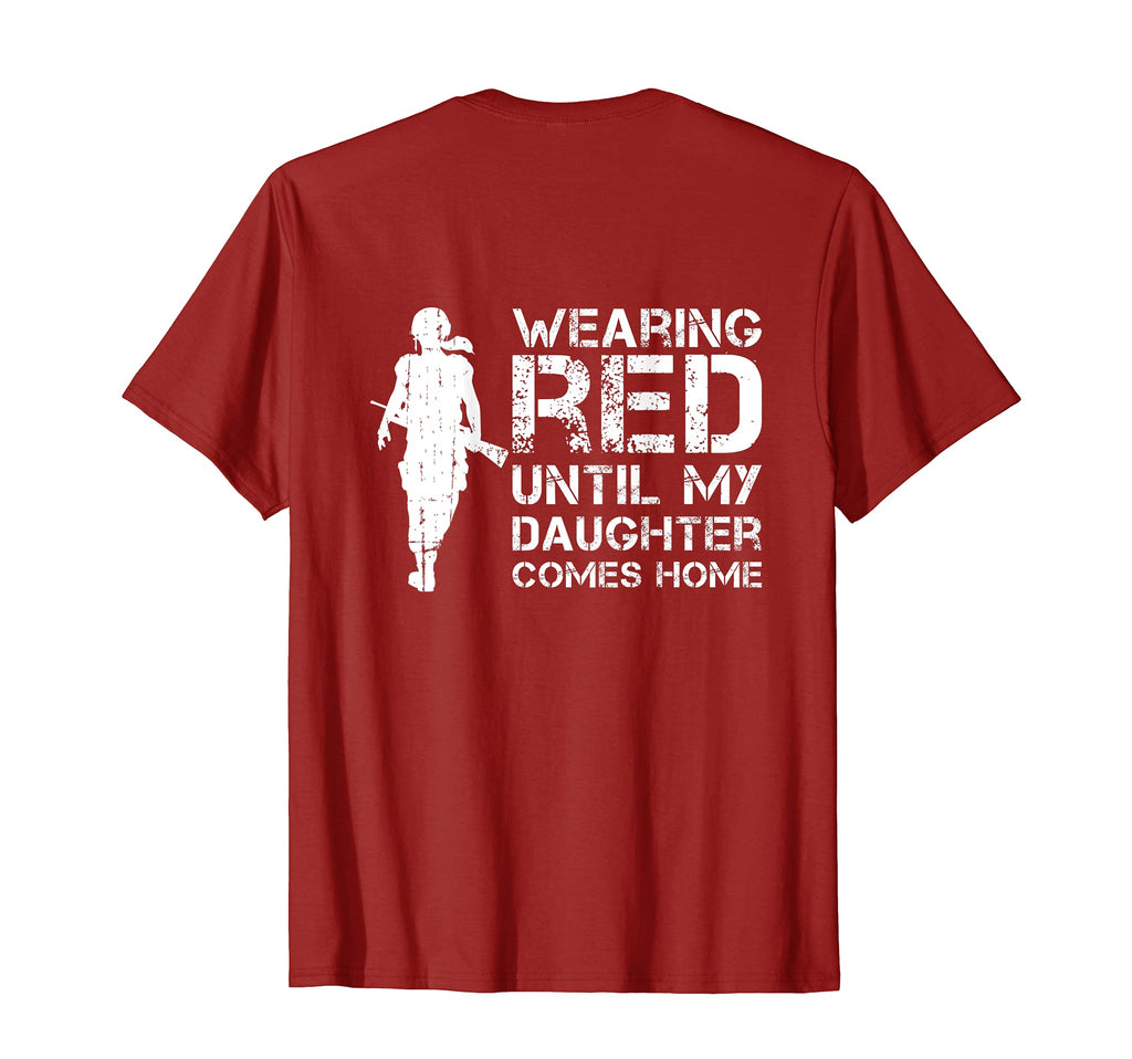 Red Friday Military Daughter T-Shirt - Fun Novelty Design Men Women - T-Shirt, Sweatshirt, Hoodie