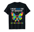 Fun Autism Daughter Mom Dad Autistic T-Shirt - Minimalist Print Men Women - T-Shirt, Sweatshirt, Hoodie