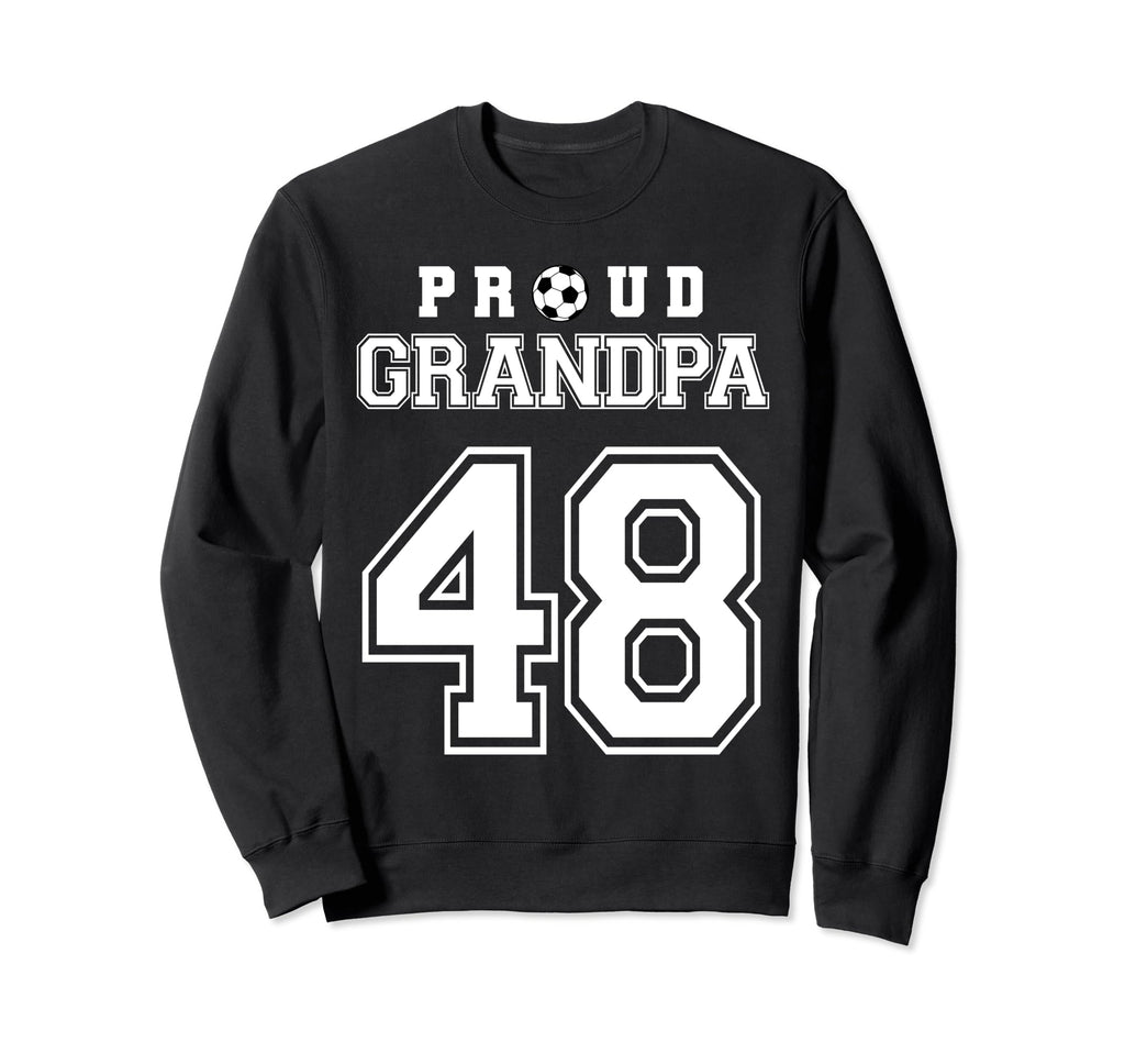 Number 48 Custom Proud Soccer Sweatshirt - Fun Novelty Design for Adults - T-Shirt, Sweatshirt, Hoodie