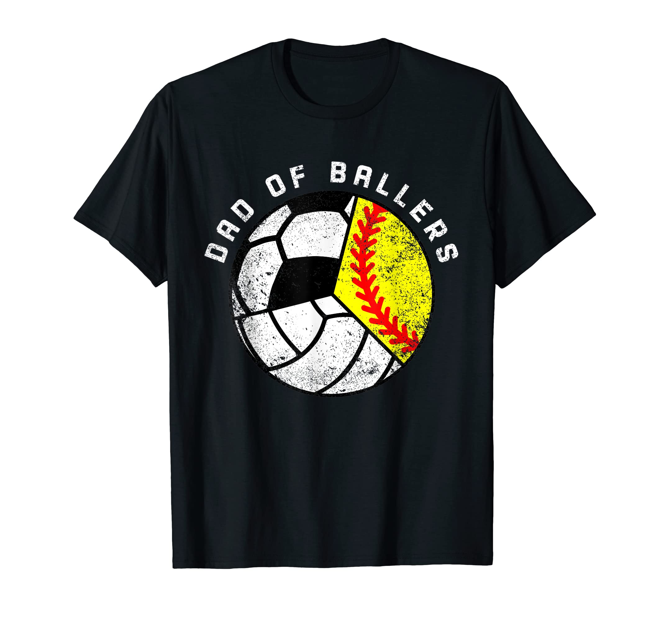 Mens Dad Ballers Funny Softball T-Shirt - Streetwear Style Men Women - T-Shirt, Sweatshirt, Hoodie