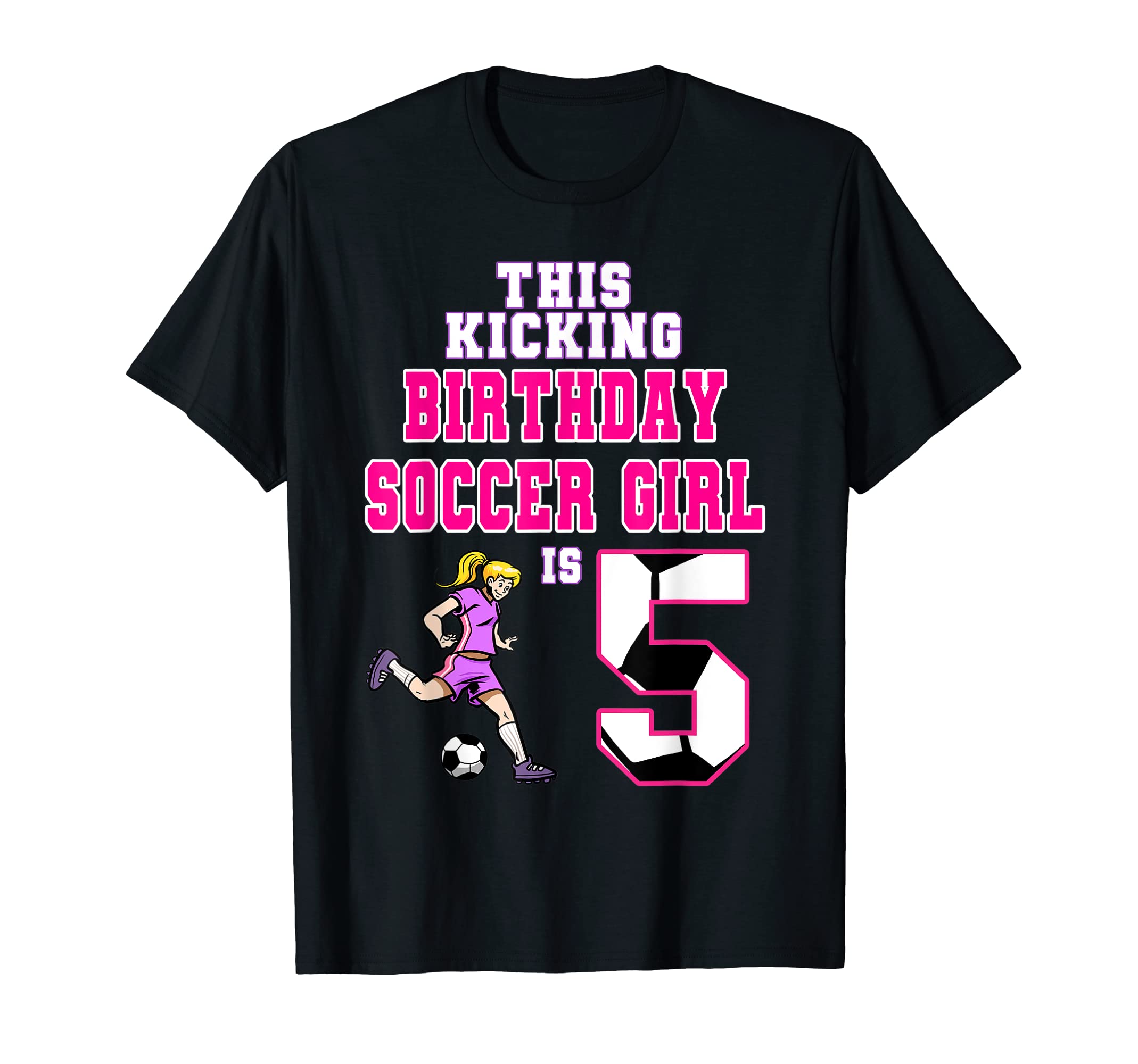 This Birthday Soccer Is 5 Soccer Theme T-Shirt - Trendy Graphic Unisex - T-Shirt, Sweatshirt, Hoodie