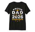 Mens Proud Dad 2026 Graduate Son T-Shirt - Novelty Apparel for Adults - T-Shirt, Sweatshirt, Hoodie