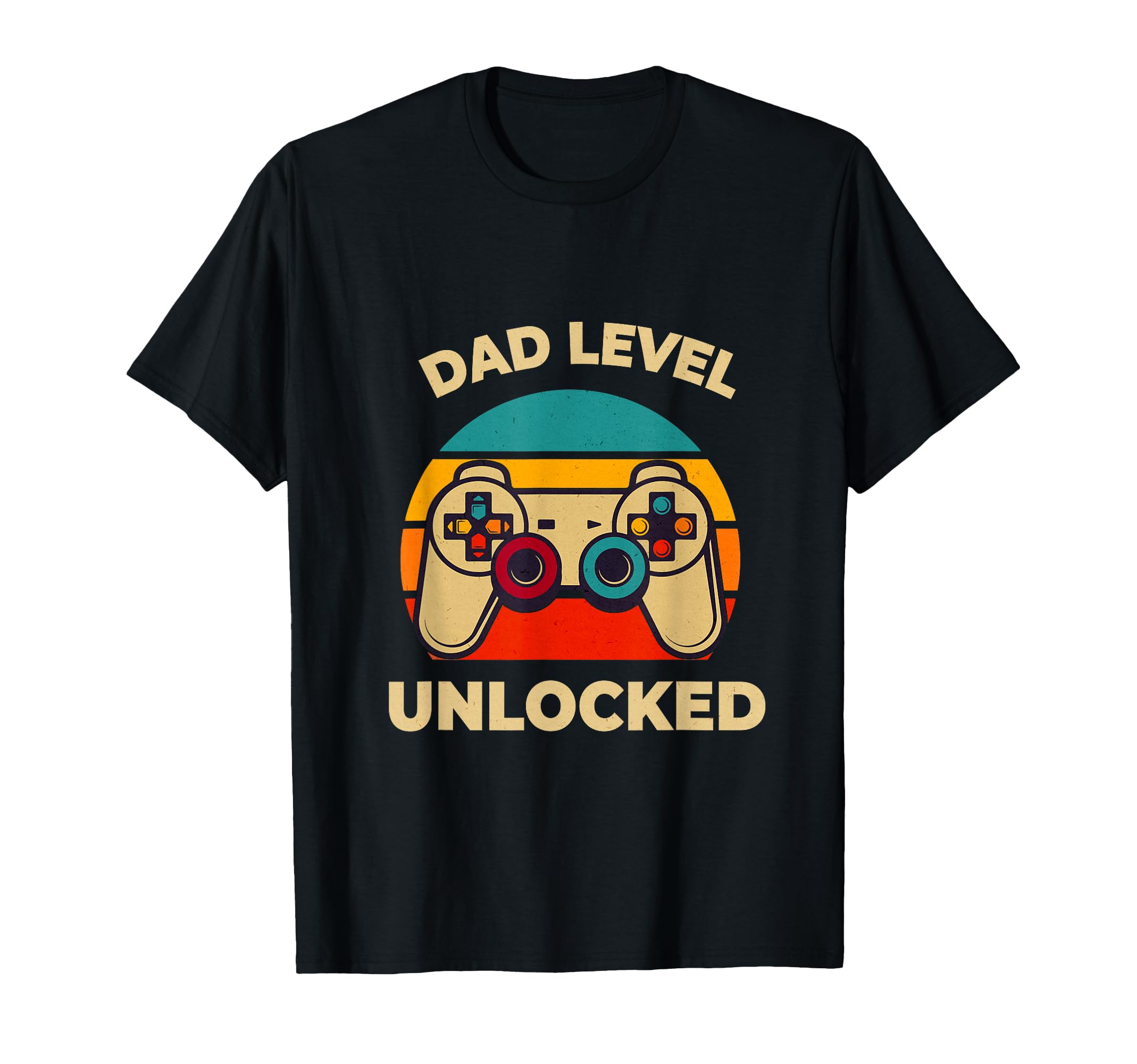 Dad Level Unlocked Papa Gamer Father T-Shirt - Minimalist Print Unisex - T-Shirt, Sweatshirt, Hoodie