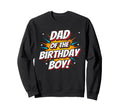 Superhero Party Comics Birthday Dad Sweatshirt - Minimalist Print Unisex - T-Shirt, Sweatshirt, Hoodie