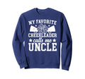 My Favorite Cheerleader Calls Me Sweatshirt - Aesthetic Graphic for Adults - T-Shirt, Sweatshirt, Hoodie