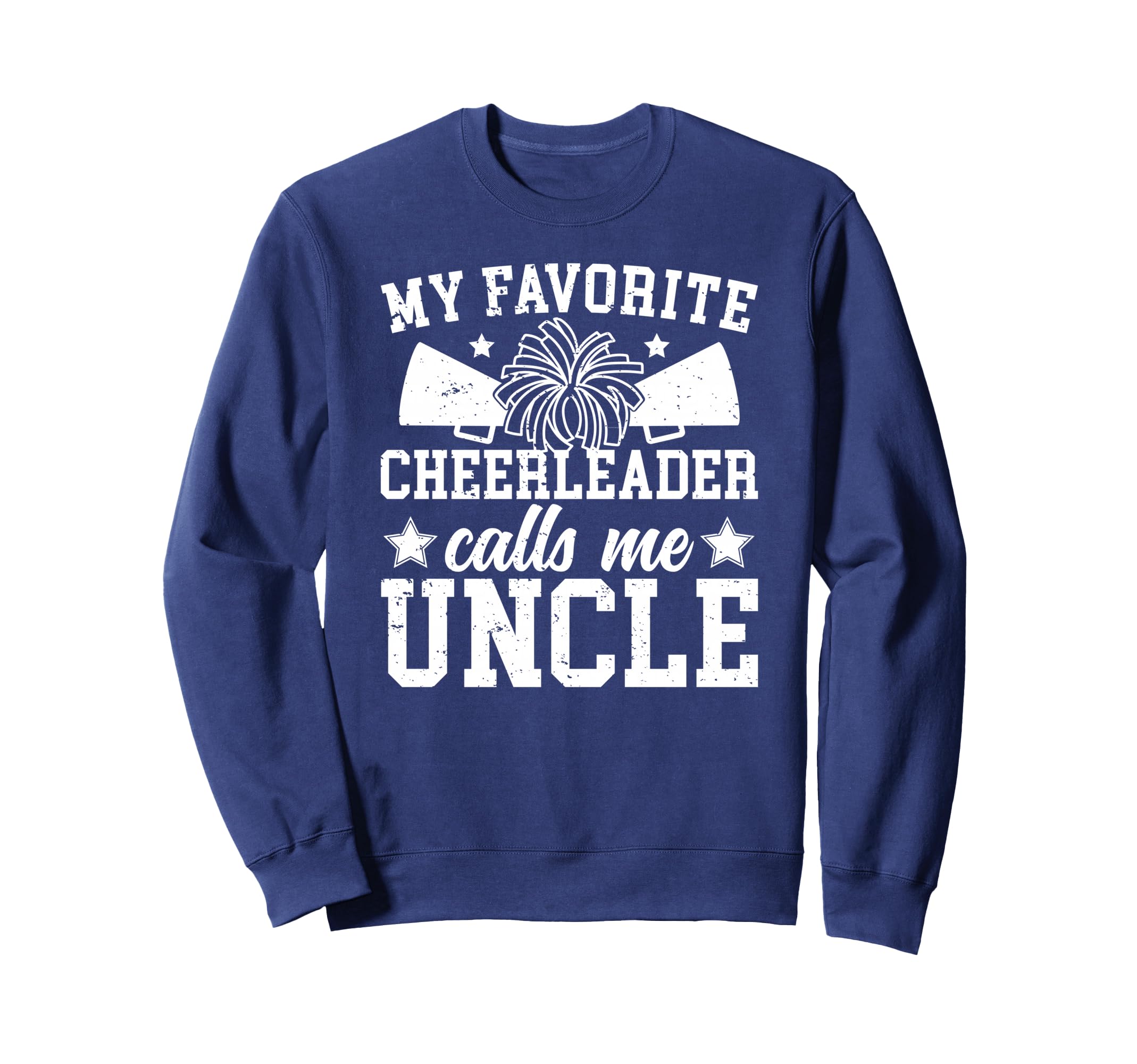 My Favorite Cheerleader Calls Me Sweatshirt - Aesthetic Graphic for Adults - T-Shirt, Sweatshirt, Hoodie