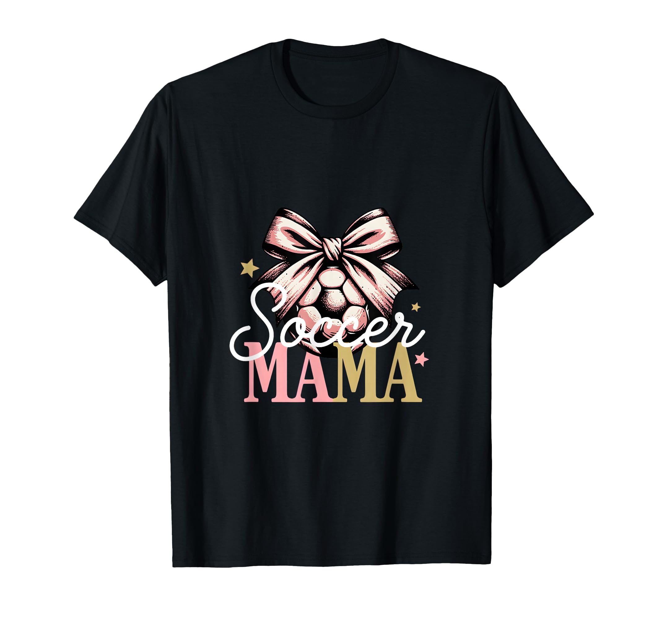 Soccer Mama Bow Soccer Mom Club T-Shirt - Custom Art Print Unisex - T-Shirt, Sweatshirt, Hoodie