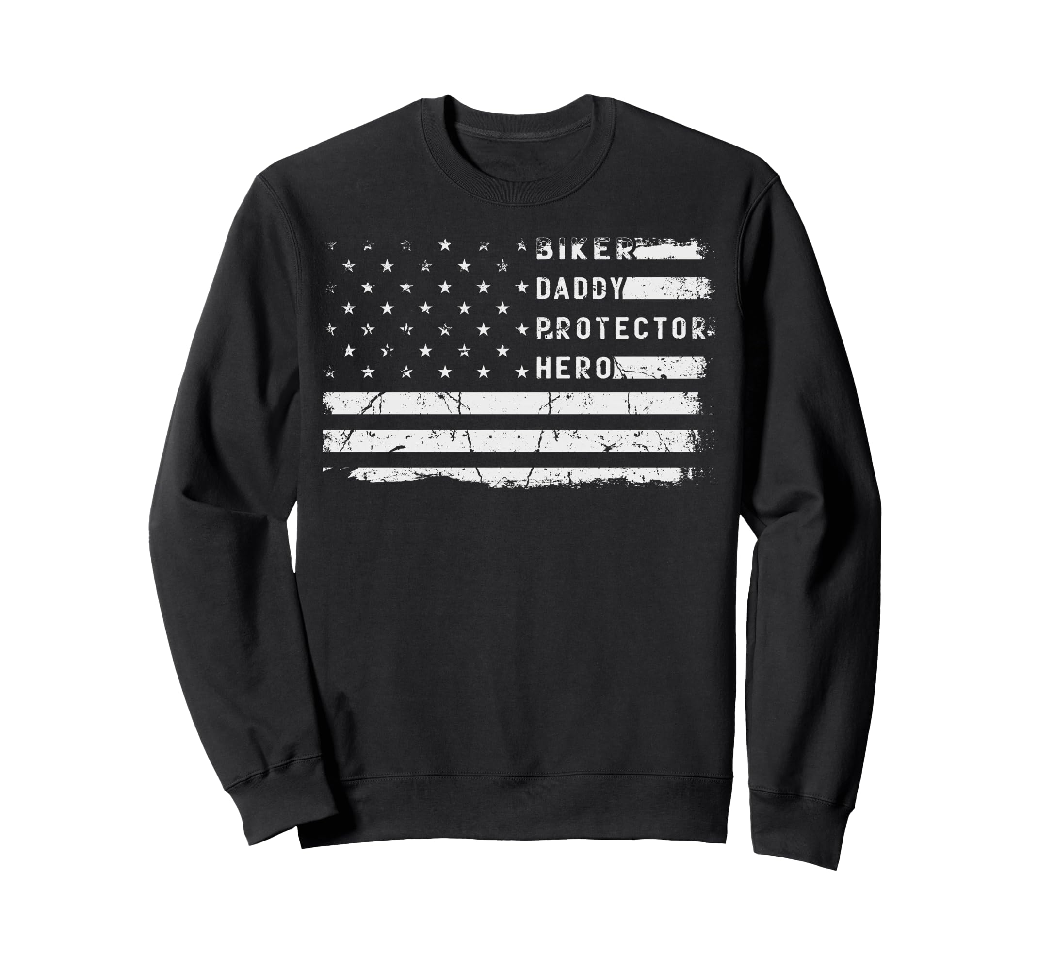 Biker Daddy Protector Hero Sweatshirt - Streetwear Style for Adults - T-Shirt, Sweatshirt, Hoodie