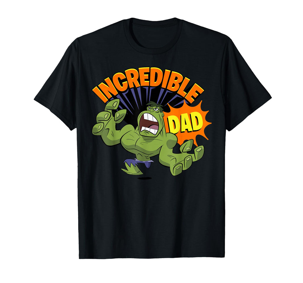 Marvel Fathers Day Hulk Incredible Dad T-Shirt - Graphic Print Unisex - T-Shirt, Sweatshirt, Hoodie