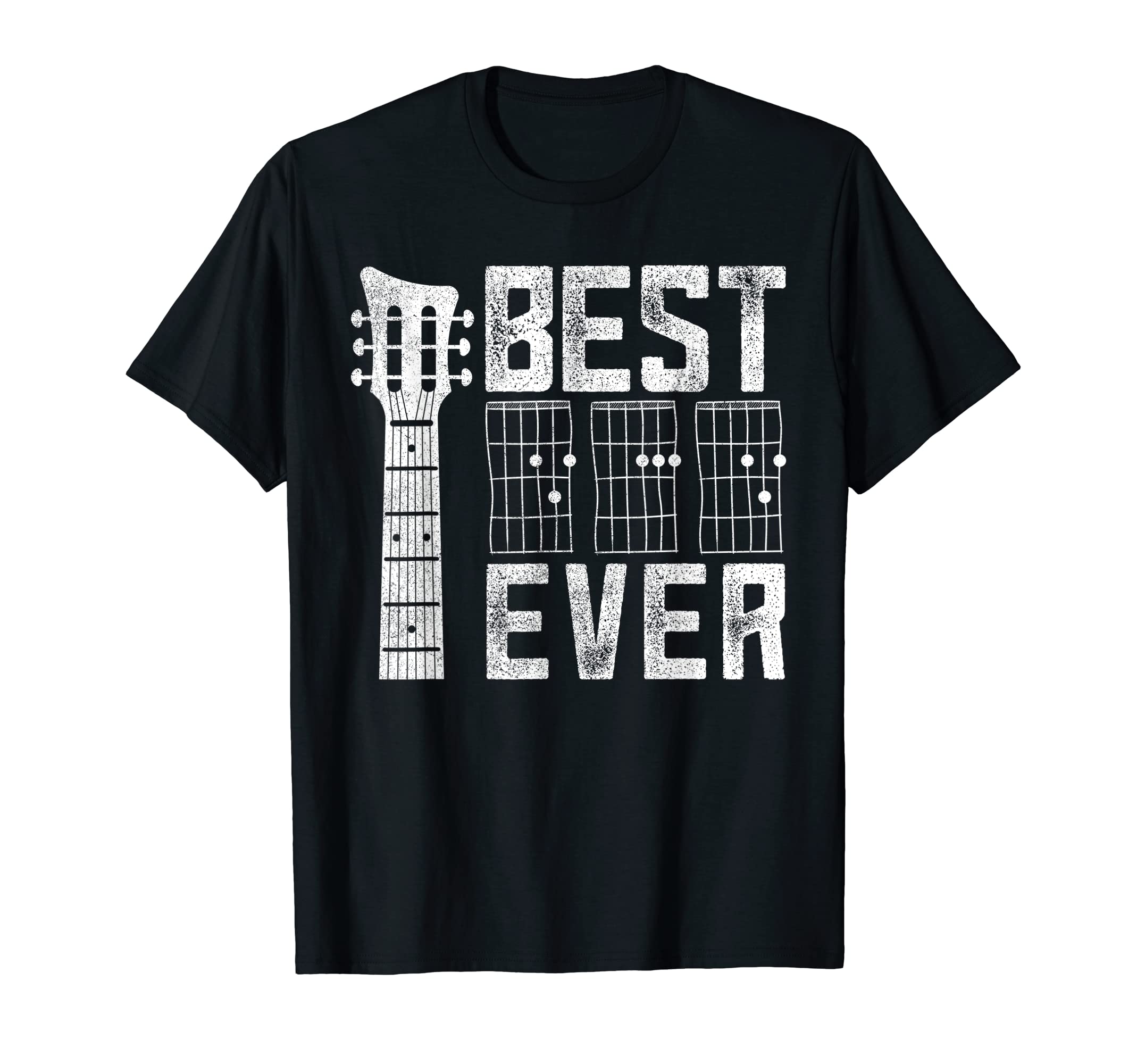 Best Dad Fathers Day Musician Guitar T-Shirt - Minimalist Print for Adults - T-Shirt, Sweatshirt, Hoodie