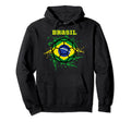 Brazil Soccer Brazillian Flag Brasil Hoodie - Novelty Apparel for Adults - T-Shirt, Sweatshirt, Hoodie