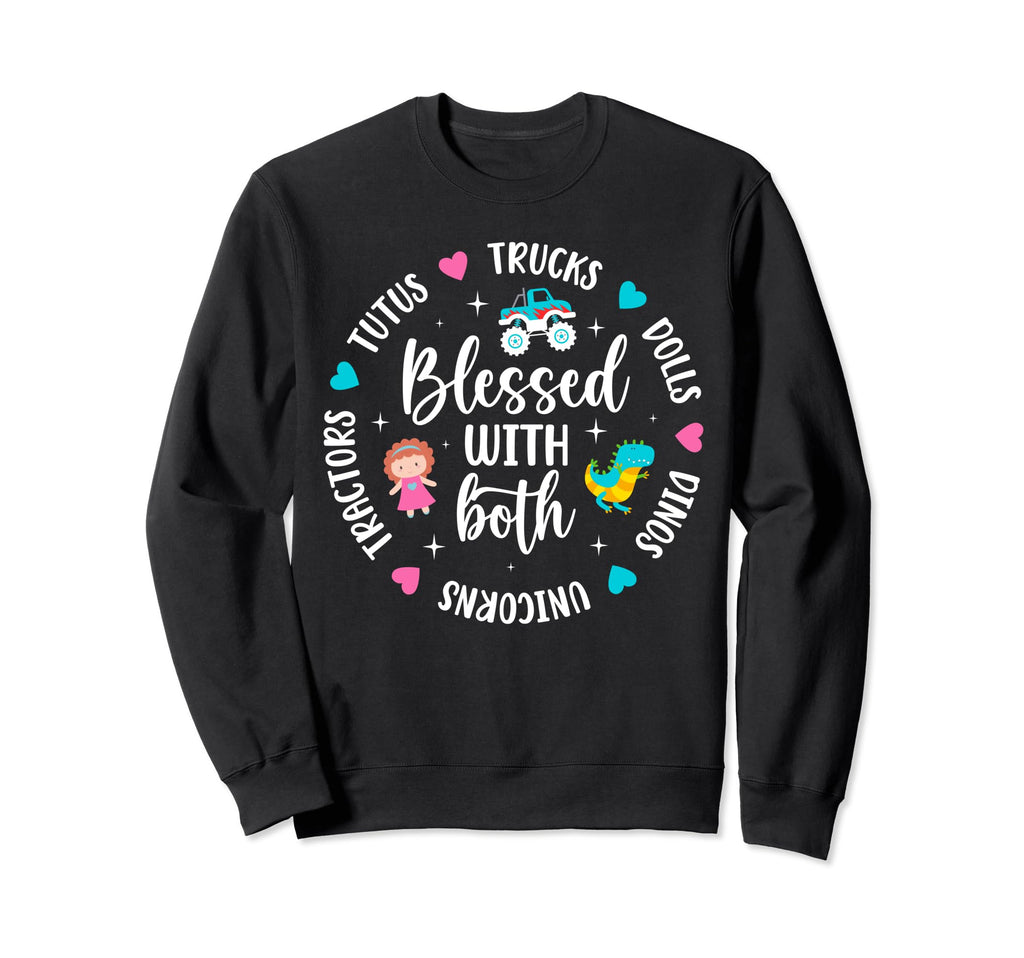Blessed Mom Both Mother And Sweatshirt - Fun Novelty Design for Adults - T-Shirt, Sweatshirt, Hoodie