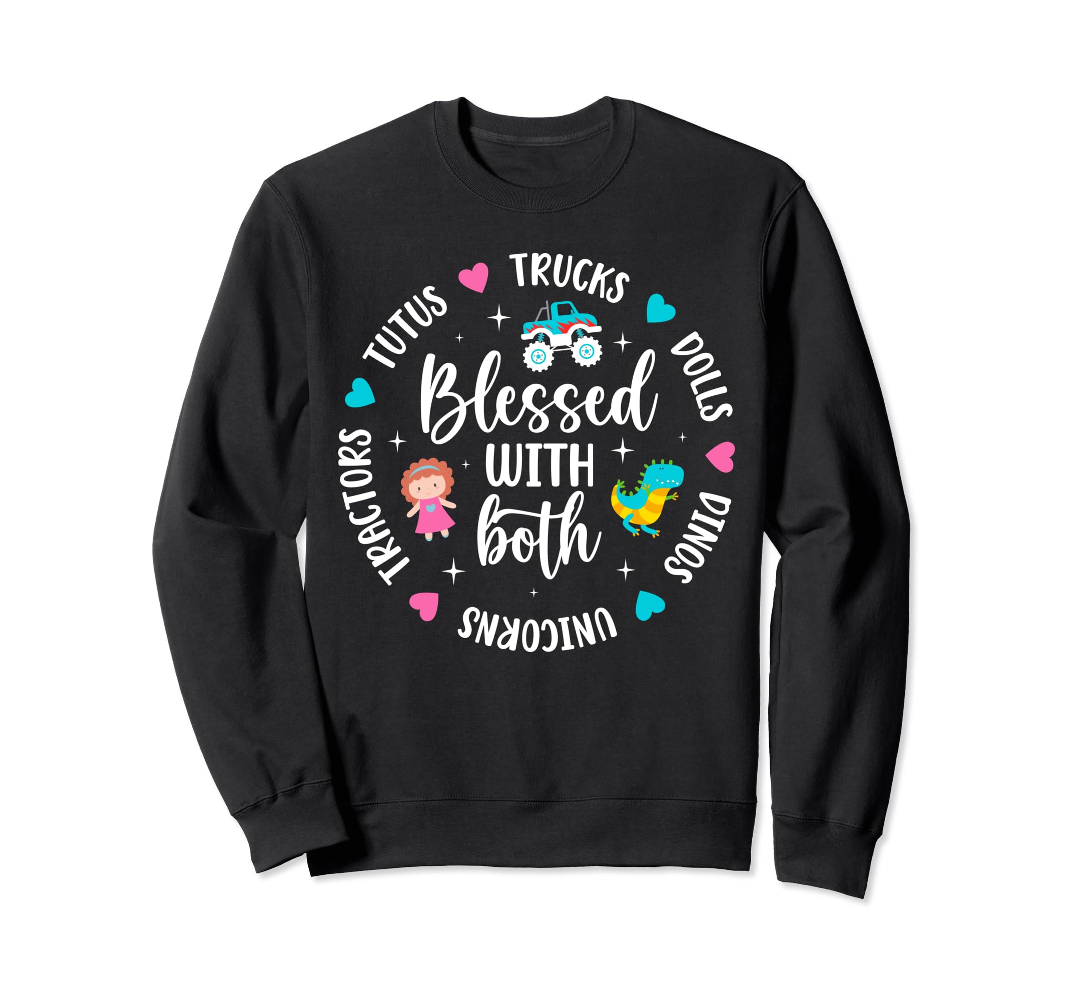 Blessed Mom Both Mother And Sweatshirt - Fun Novelty Design for Adults - T-Shirt, Sweatshirt, Hoodie