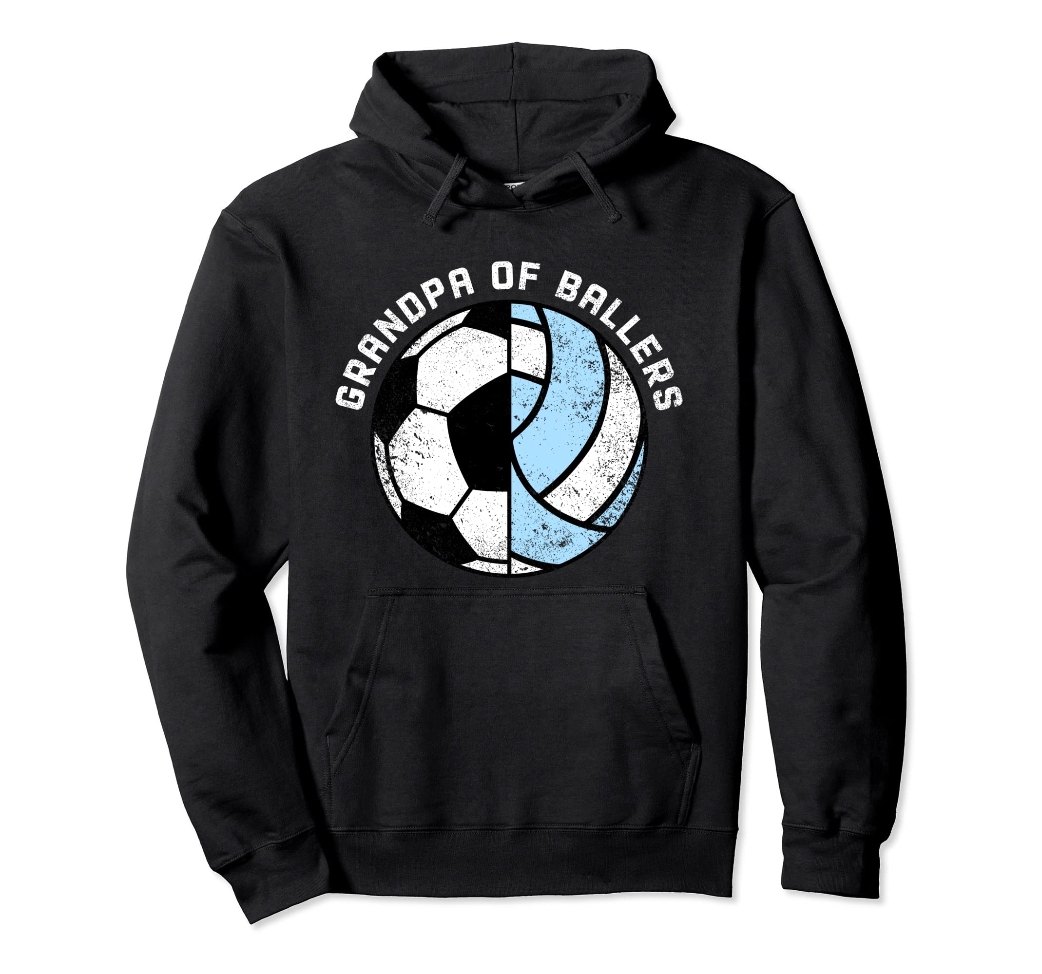 Grandpa Ballers Funny Soccer Hoodie - Streetwear Style Men Women - T-Shirt, Sweatshirt, Hoodie