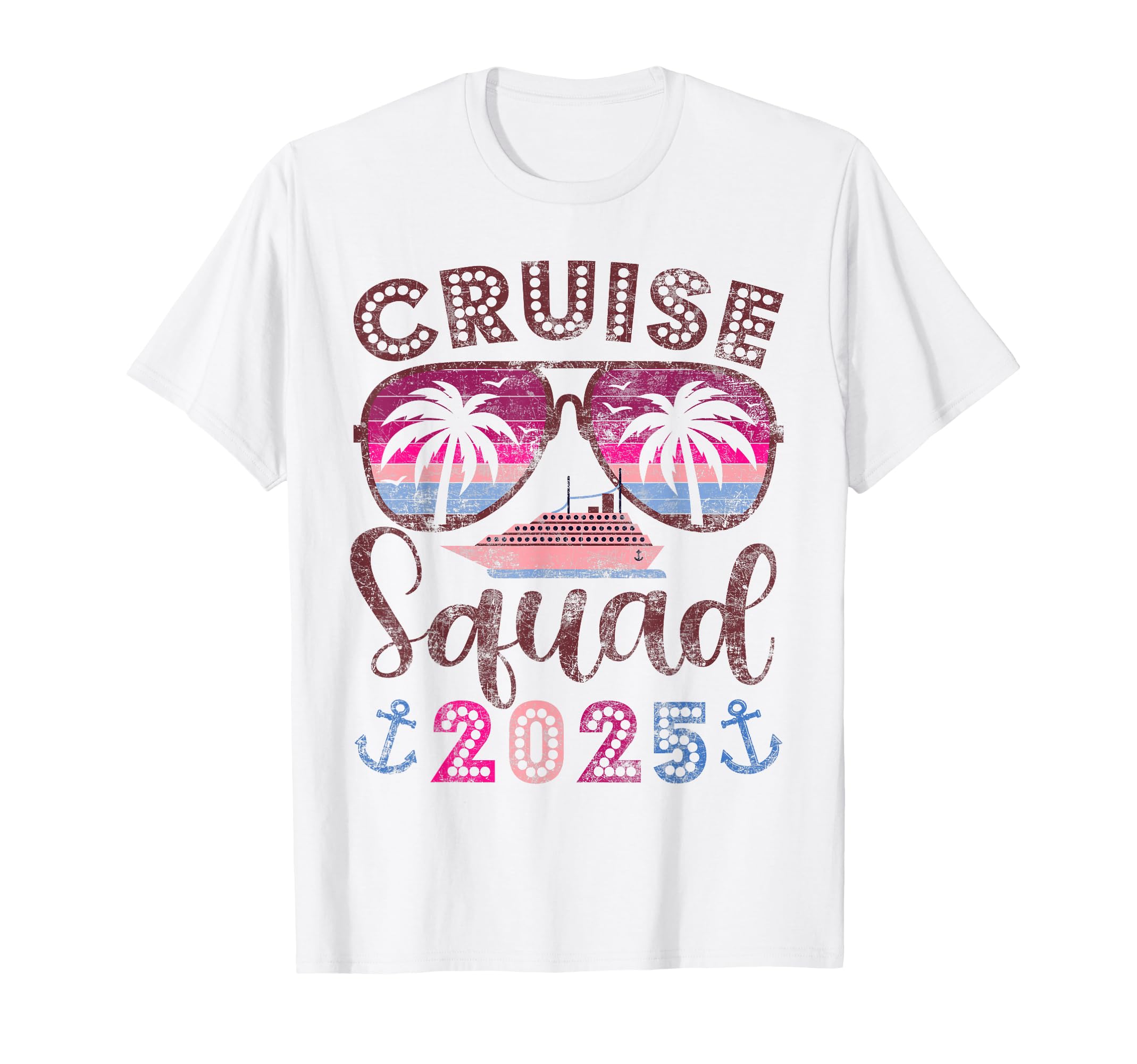 Cruise Squad 2025 Family Friends T-Shirt - Minimalist Print for Adults - T-Shirt, Sweatshirt, Hoodie