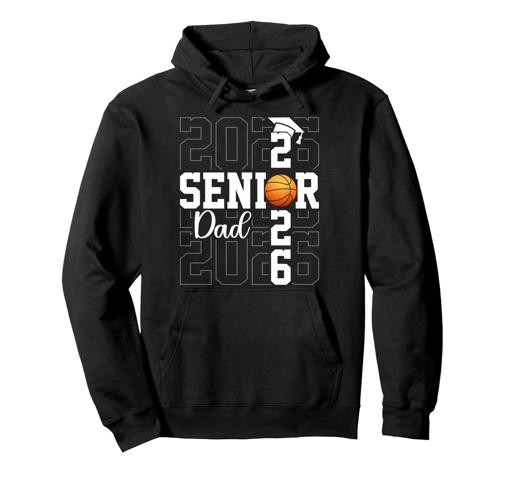 Senior Dad Senior Graduate Proud Hoodie - Fun Novelty Design Men Women - T-Shirt, Sweatshirt, Hoodie