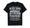 Im Lucky Because Dating Freaking Sexy T-Shirt - Fun Novelty Design Unisex - T-Shirt, Sweatshirt, Hoodie