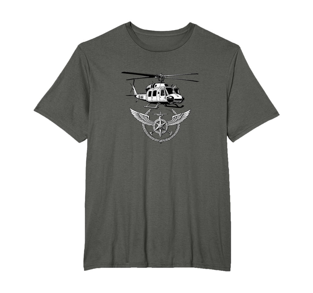 Uh 1 Huey Helicopter Vietnam Chopper T-Shirt - Streetwear Style Unisex - T-Shirt, Sweatshirt, Hoodie