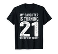 21St Birthday Dad Mom 21 Year Old T-Shirt - Aesthetic Graphic for Adults - T-Shirt, Sweatshirt, Hoodie