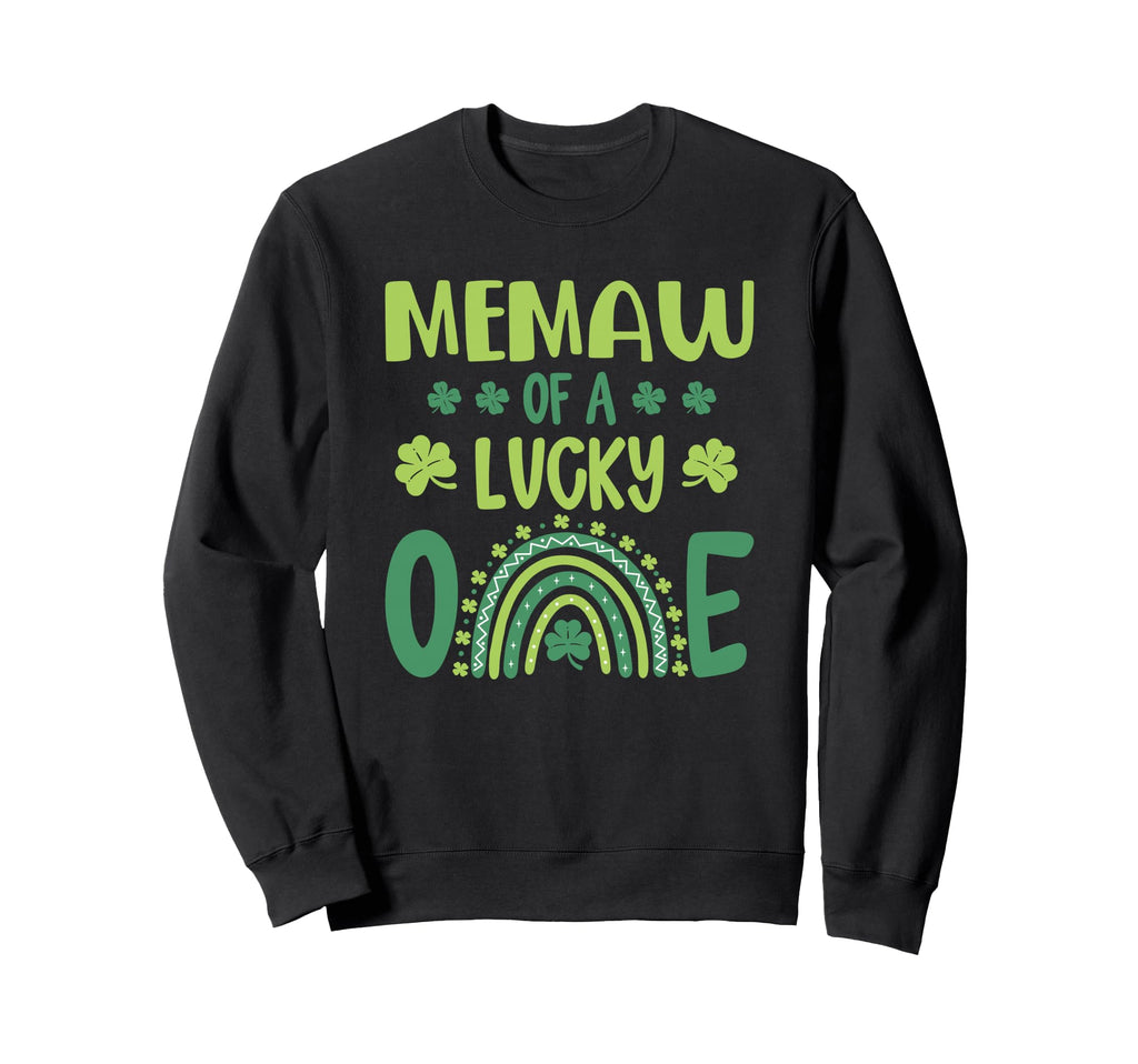 Memaw Lucky One First Birthday Sweatshirt - Fun Novelty Design Men Women - T-Shirt, Sweatshirt, Hoodie